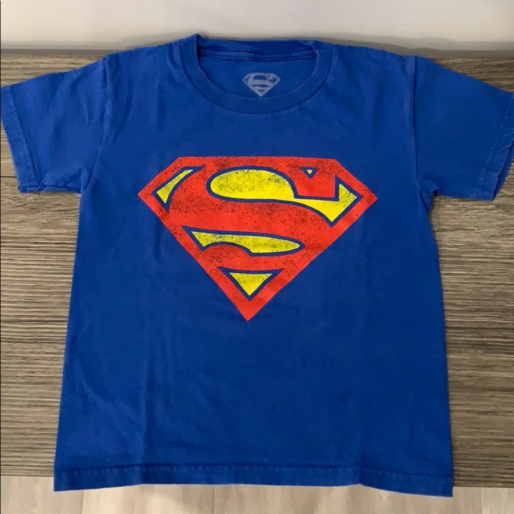 Boys Blue Superman T-Shirt Size XS